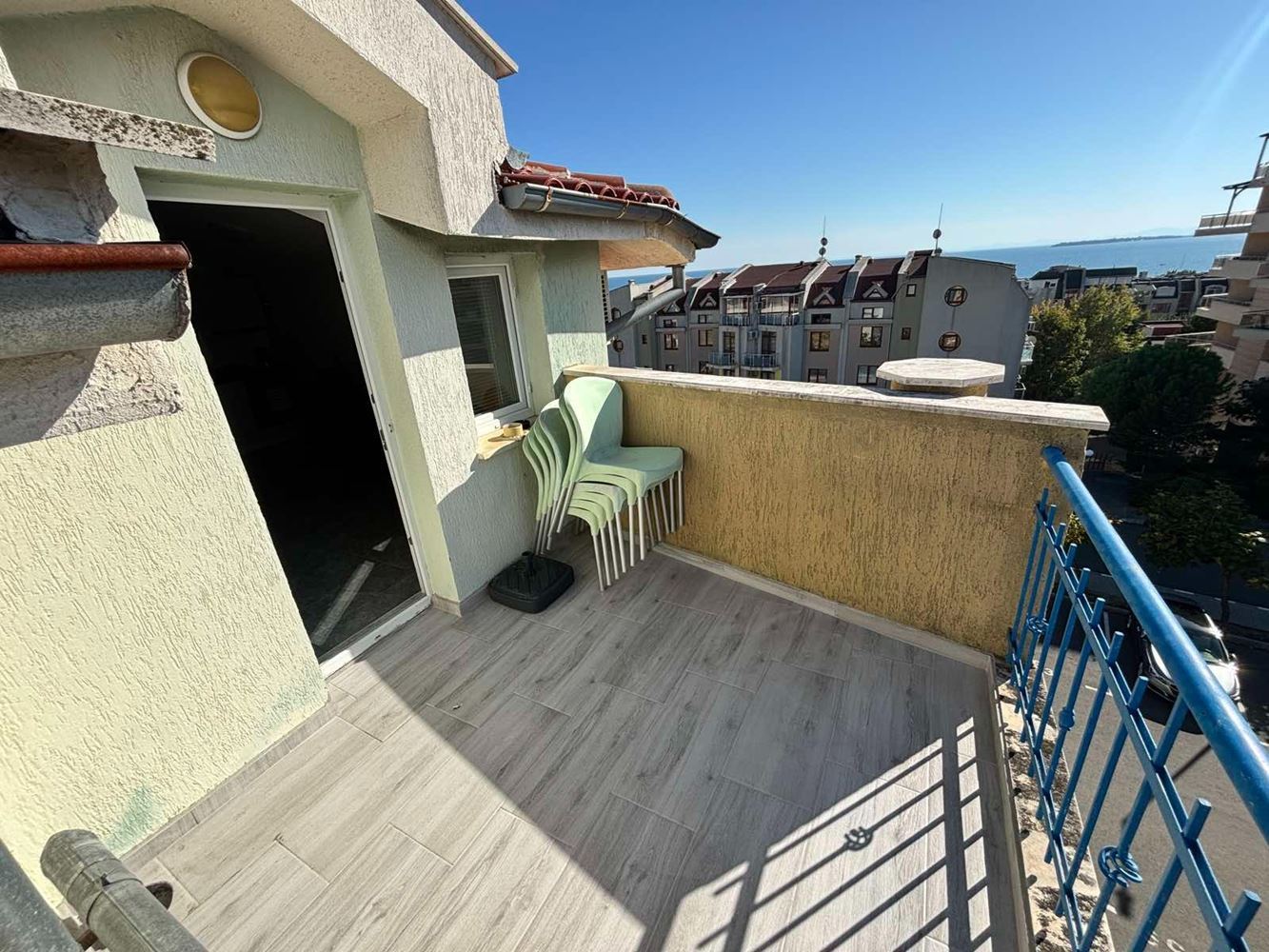 Apartament z dwiema sypialniami i panoramicznym widokiem na morze w Sveti Vlas