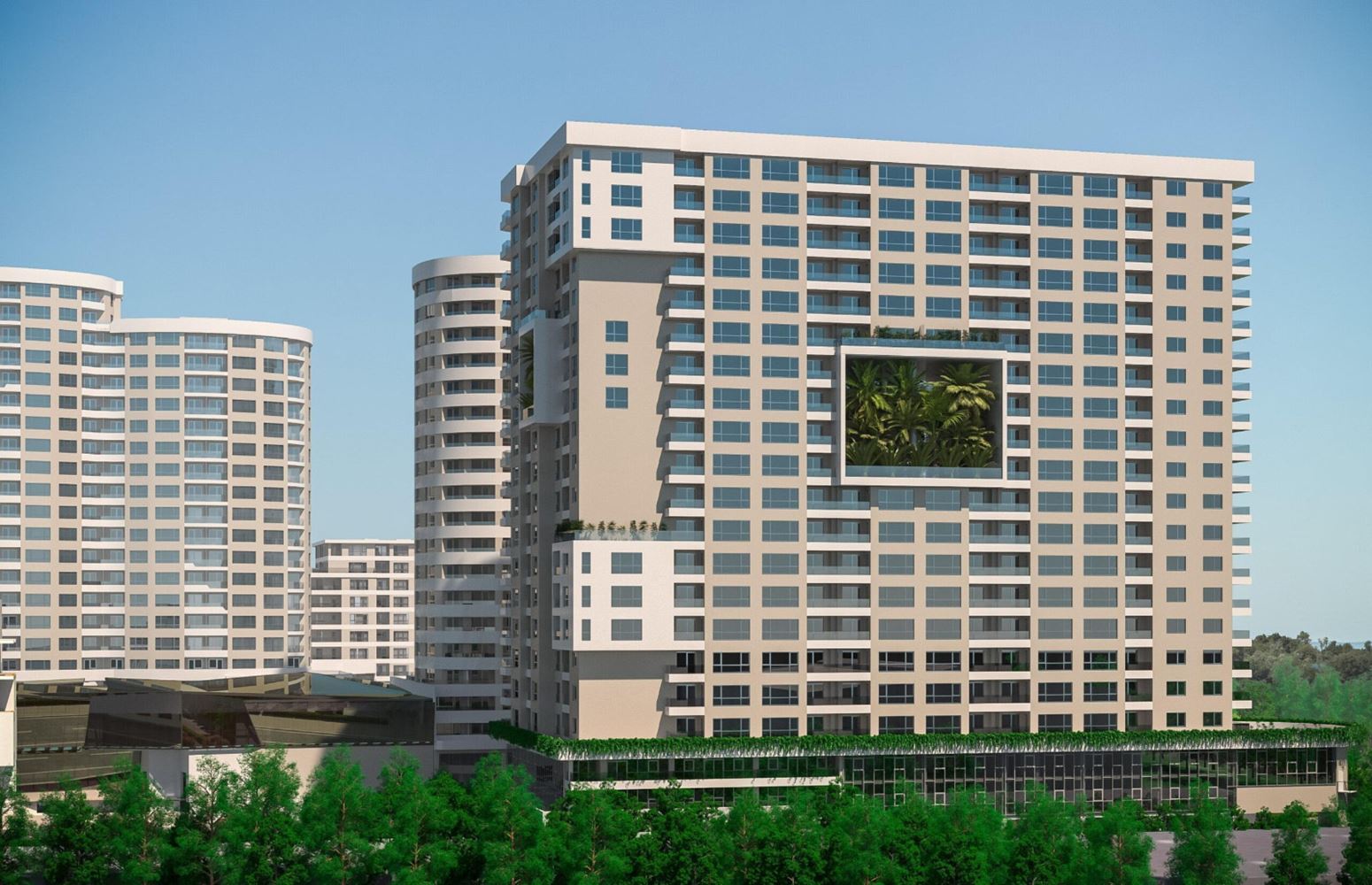  Przestronny apartament z jedną sypialnią w luksusowym kompleksie w Burgas z imponującym panoramicznym widokiem