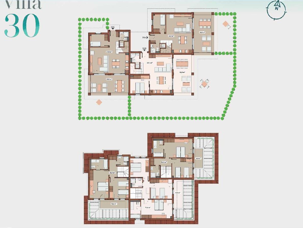 Dwupiętrowy dom typu townhouse w kompleksie „Green Life”, Sozopol – stylowe życie tuż przy plaży