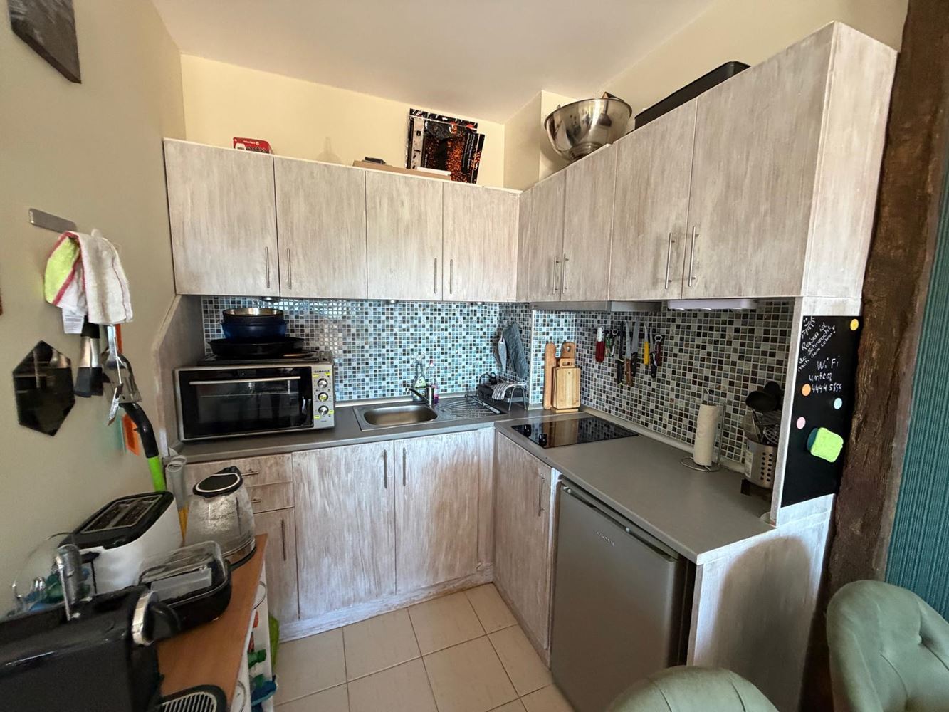 Apartament z jedną sypialnią z widokiem na morze w zamkniętym kompleksie w Słonecznym Brzegu – gotowy do użytku