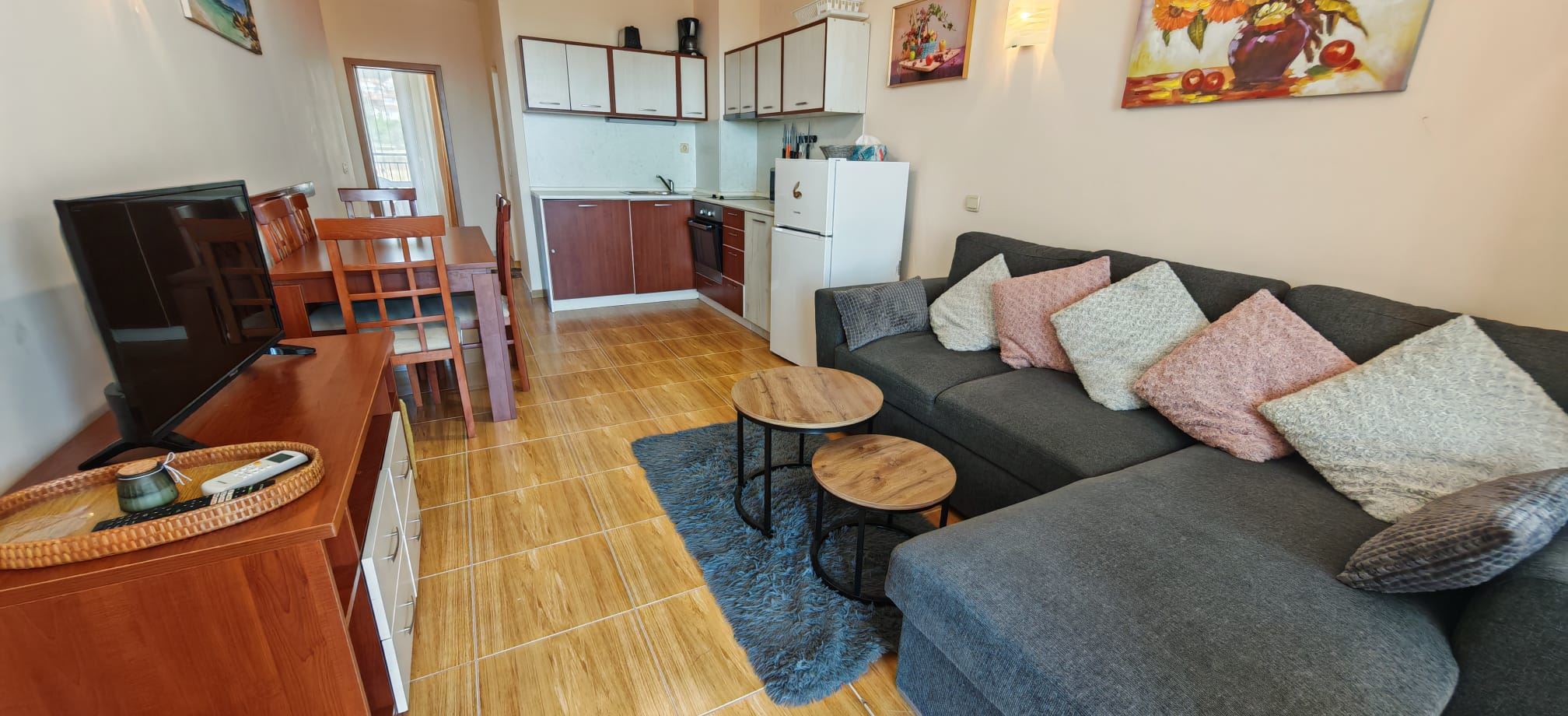 Panoramiczny widok na morze i baseny – przestronny apartament z dwiema sypialniami w Sveti Vlas