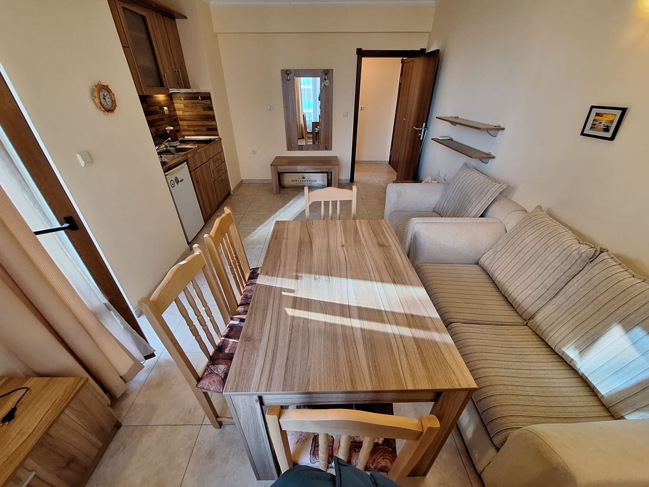 Mieszkanie z jedną sypialnią z panoramicznym widokiem na basen – Słoneczny Brzeg, tylko 300 m od morza