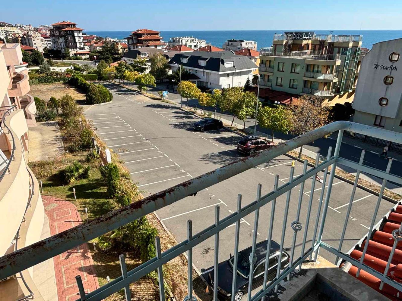 Apartament z dwiema sypialniami i panoramicznym widokiem na morze w Sveti Vlas