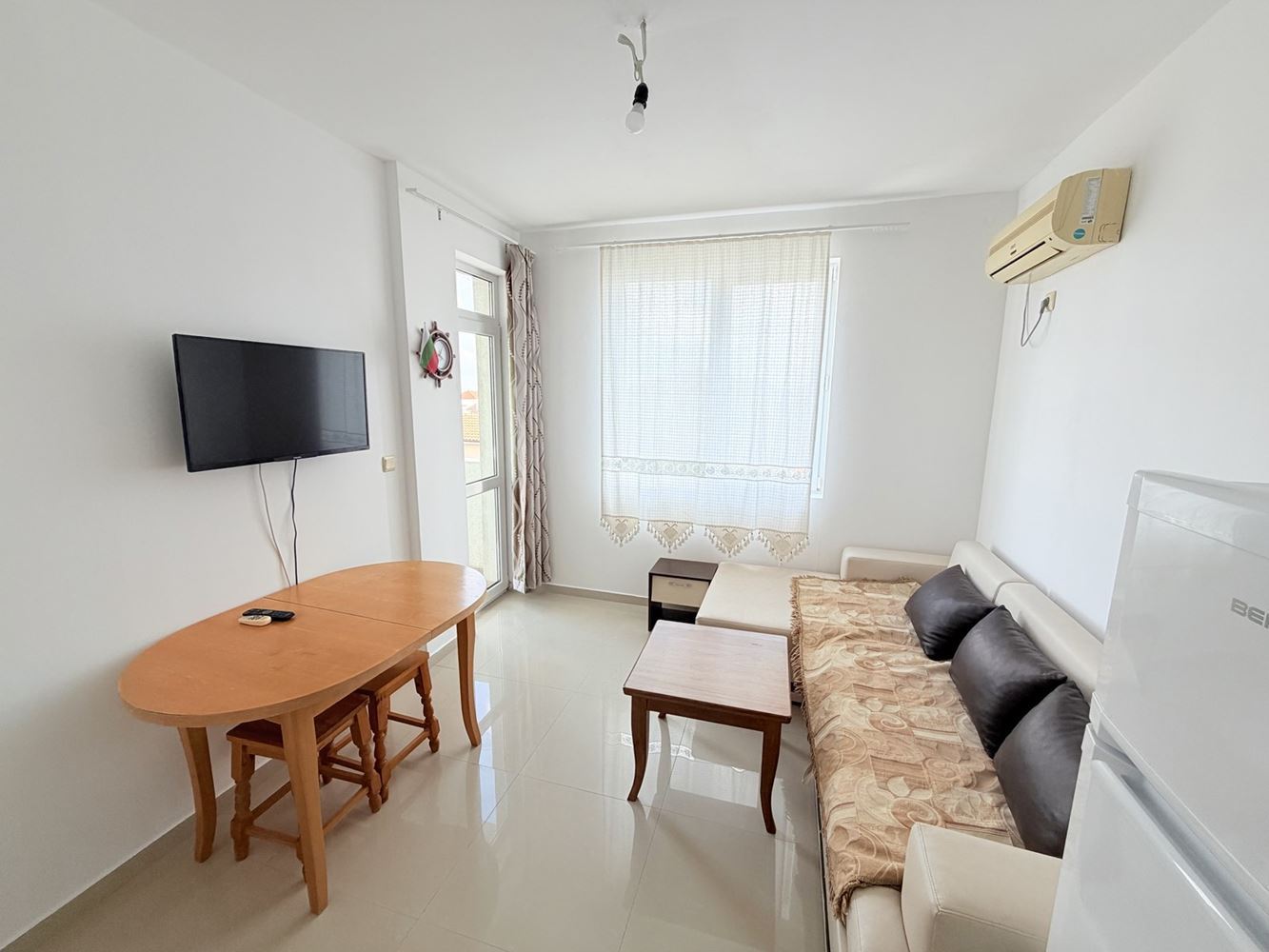 Apartament z trzema pokojami w Rawdzie z widokiem na morze i bez opłaty za utrzymanie! 