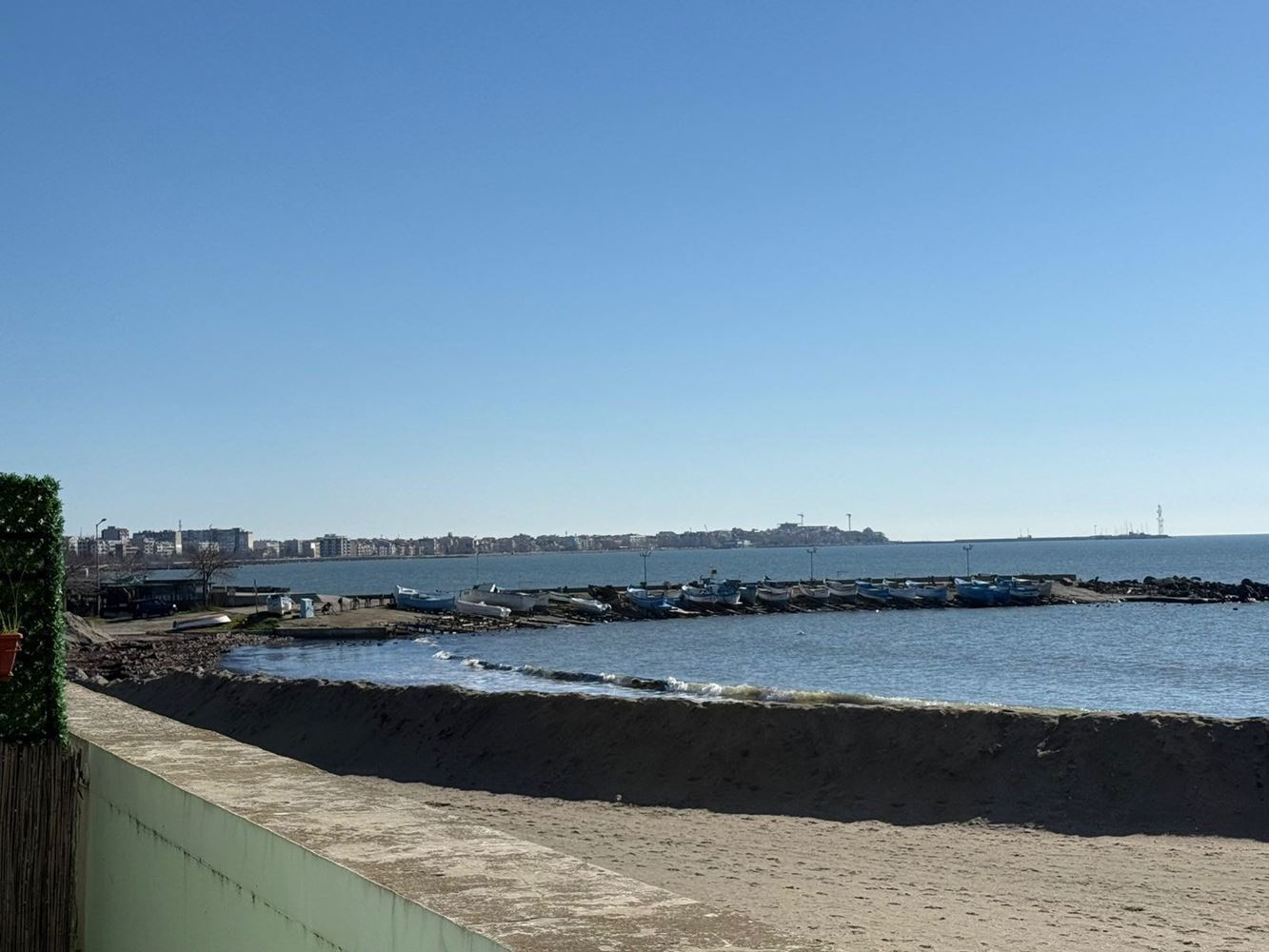 Luksusowe mieszkanie z jedną sypialnią z panoramicznym widokiem na morze w Pomorie