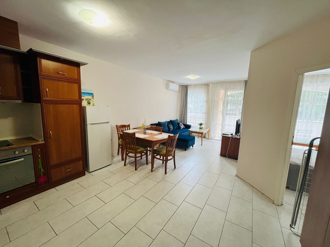 Doskonały apartament z jedną sypialnią w sercu Nesebyru z dużym tarasem i pięknym widokiem
