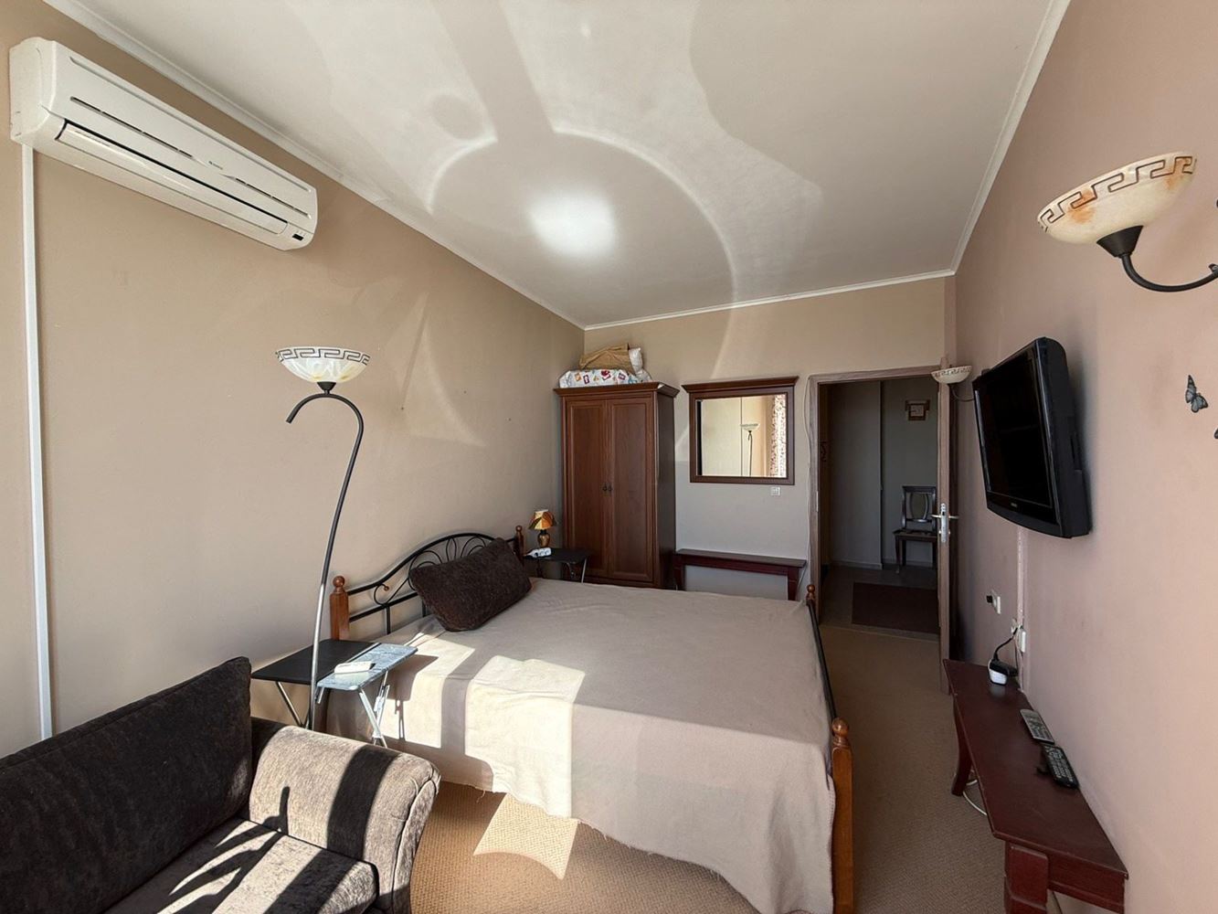 Luksusowe mieszkanie z jedną sypialnią z panoramicznym widokiem na morze w Pomorie