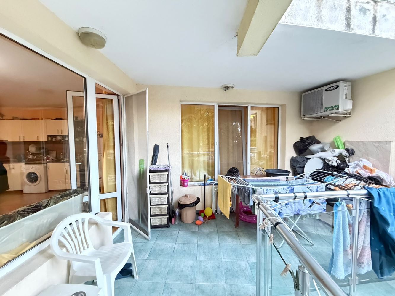 100 metrów od morza – przytulny apartament z jedną sypialnią i widokiem na spokojną część kompleksu