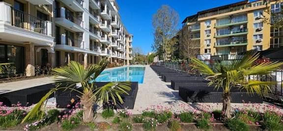 Luksusowe mieszkanie z jedną sypialnią 5 minut od plaży w centralnej części Słonecznego Brzegu
