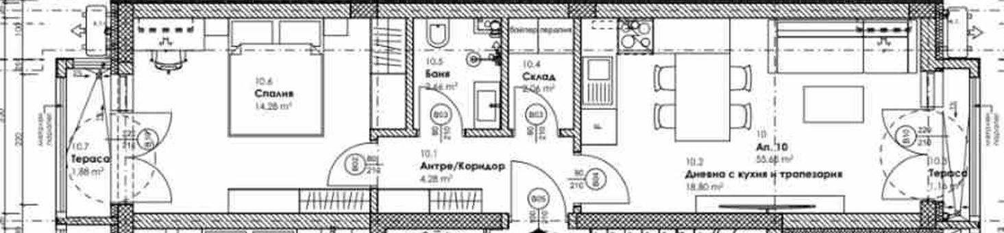 Panoramiczne mieszkanie z jedną sypialnią w nowoczesnym budynku butikowym – inwestycja w przyszłość w Meden Rudnik, strefa B