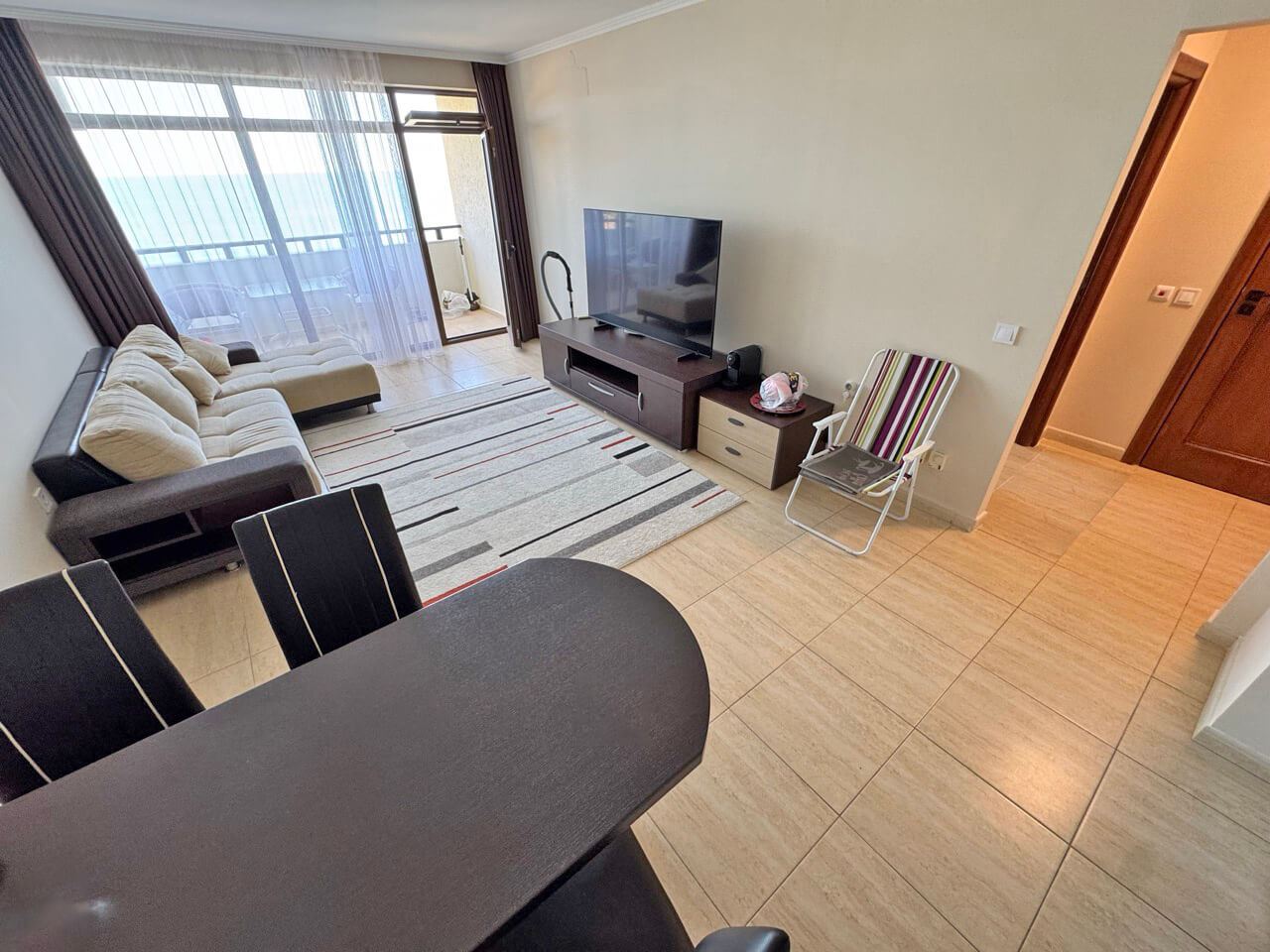 Apartament z jedną sypialnią w pierwszej linii brzegowej z panoramicznym widokiem na morze w Świętym Własie