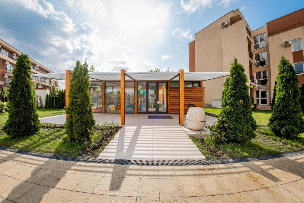 Przestronne studio w doskonałym kompleksie w pobliżu Aquaparku w Słonecznym Brzegu – gotowe do użytkowania lub jako inwestycja