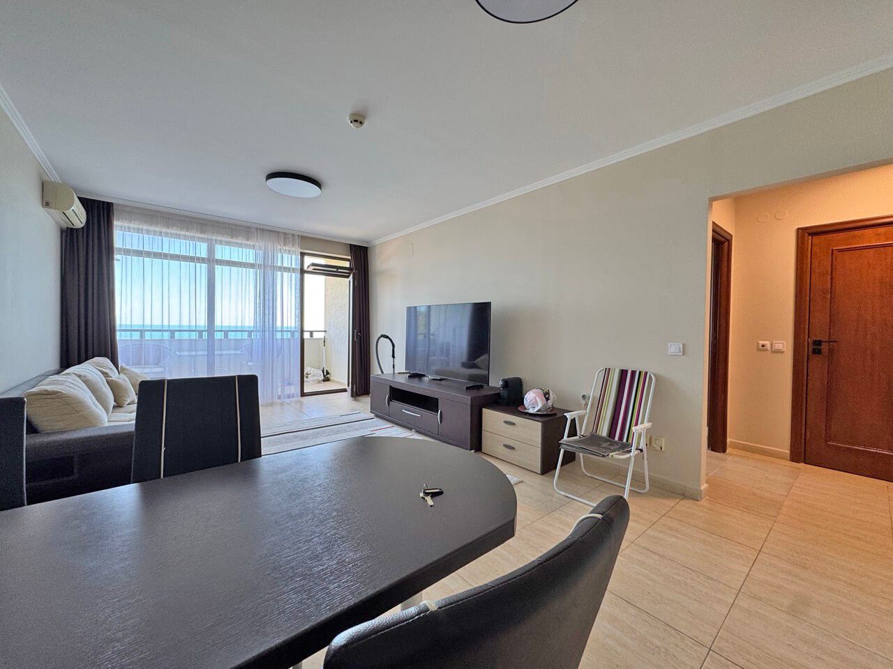 Apartament z jedną sypialnią w pierwszej linii brzegowej z panoramicznym widokiem na morze w Świętym Własie