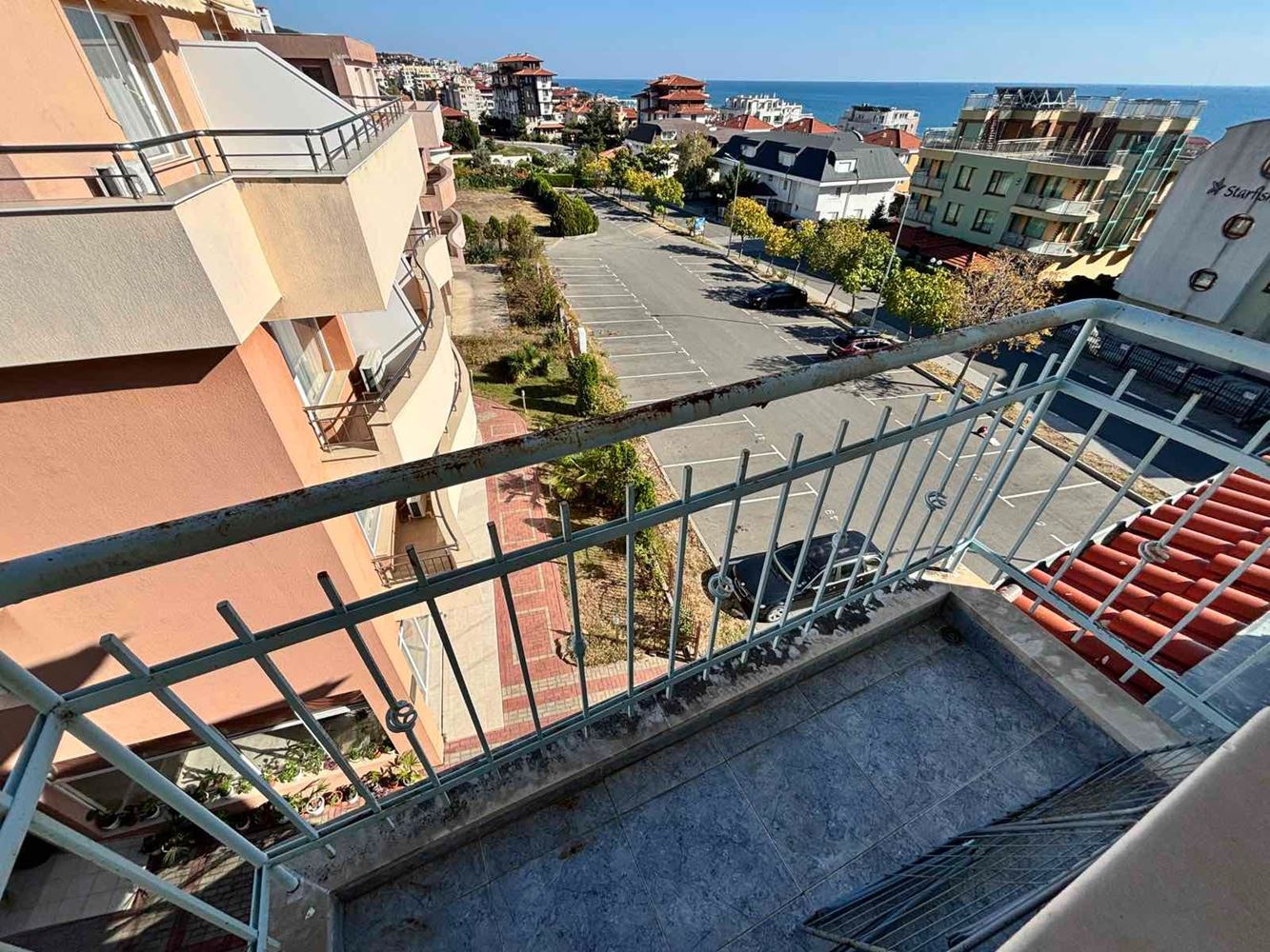 Apartament z dwiema sypialniami i panoramicznym widokiem na morze w Sveti Vlas