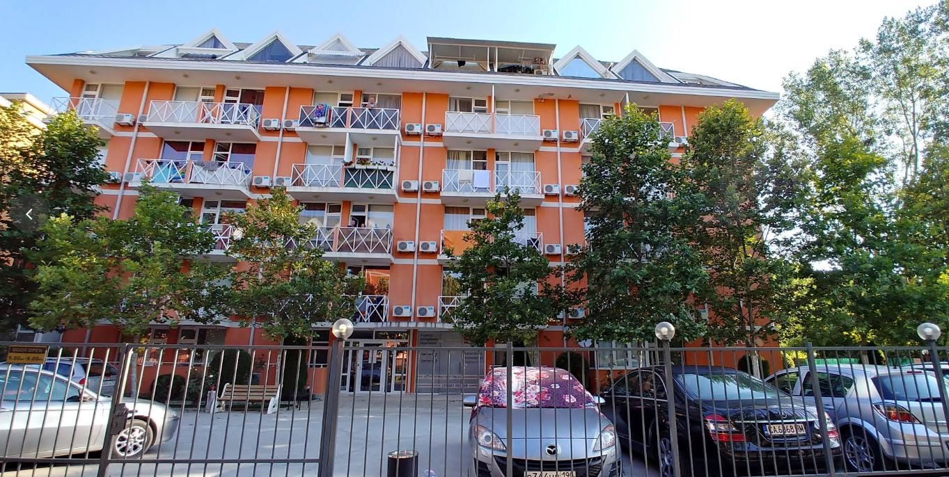 Przytulny apartament z jedną sypialnią w nowoczesnym kompleksie, 500 metrów od plaży w Słonecznym Brzegu