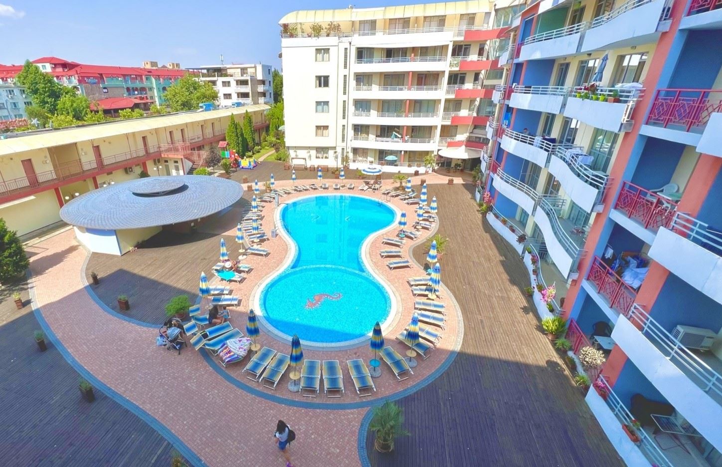  Przestronny apartament z jedną sypialnią w topowej lokalizacji w sercu Słonecznego Brzegu