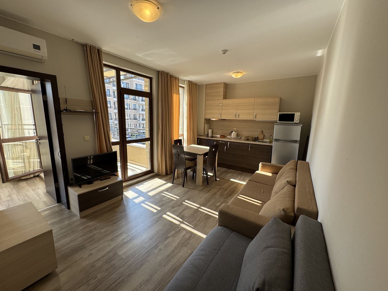 Apartament z jedną sypialnią w nowoczesnym kompleksie w Sveti Vlas – przytulna nieruchomość gotowa do zamieszkania