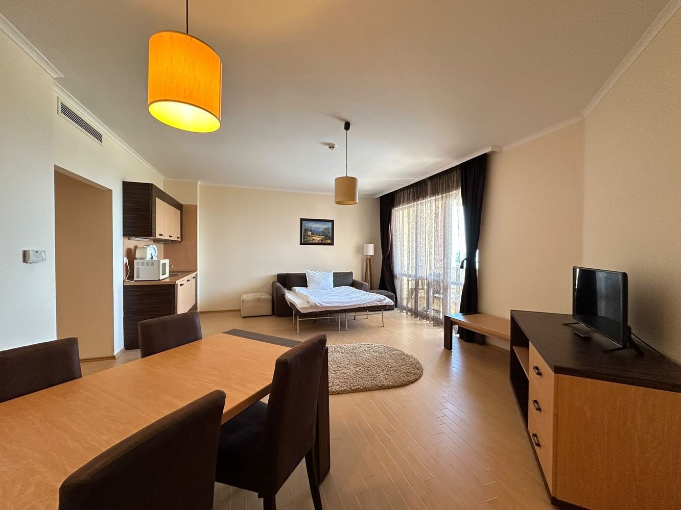 Apartament z imponującą panoramą morza w pierwszej linii w Słonecznym Brzegu