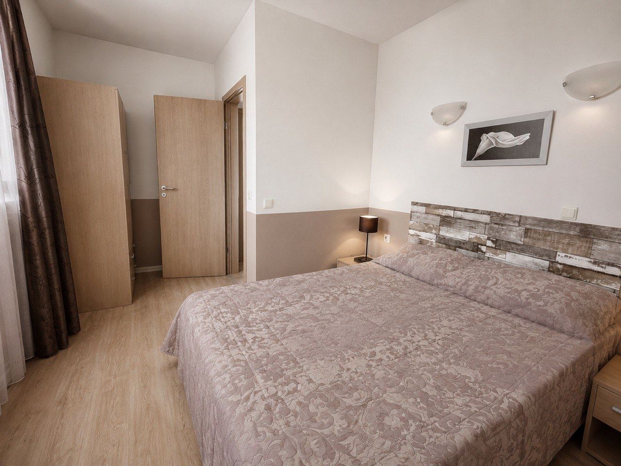 Apartament z jedną sypialnią z widokiem na morze w Czernomorec – wyjątkowa nieruchomość w kompleksie 200 metrów od plaży