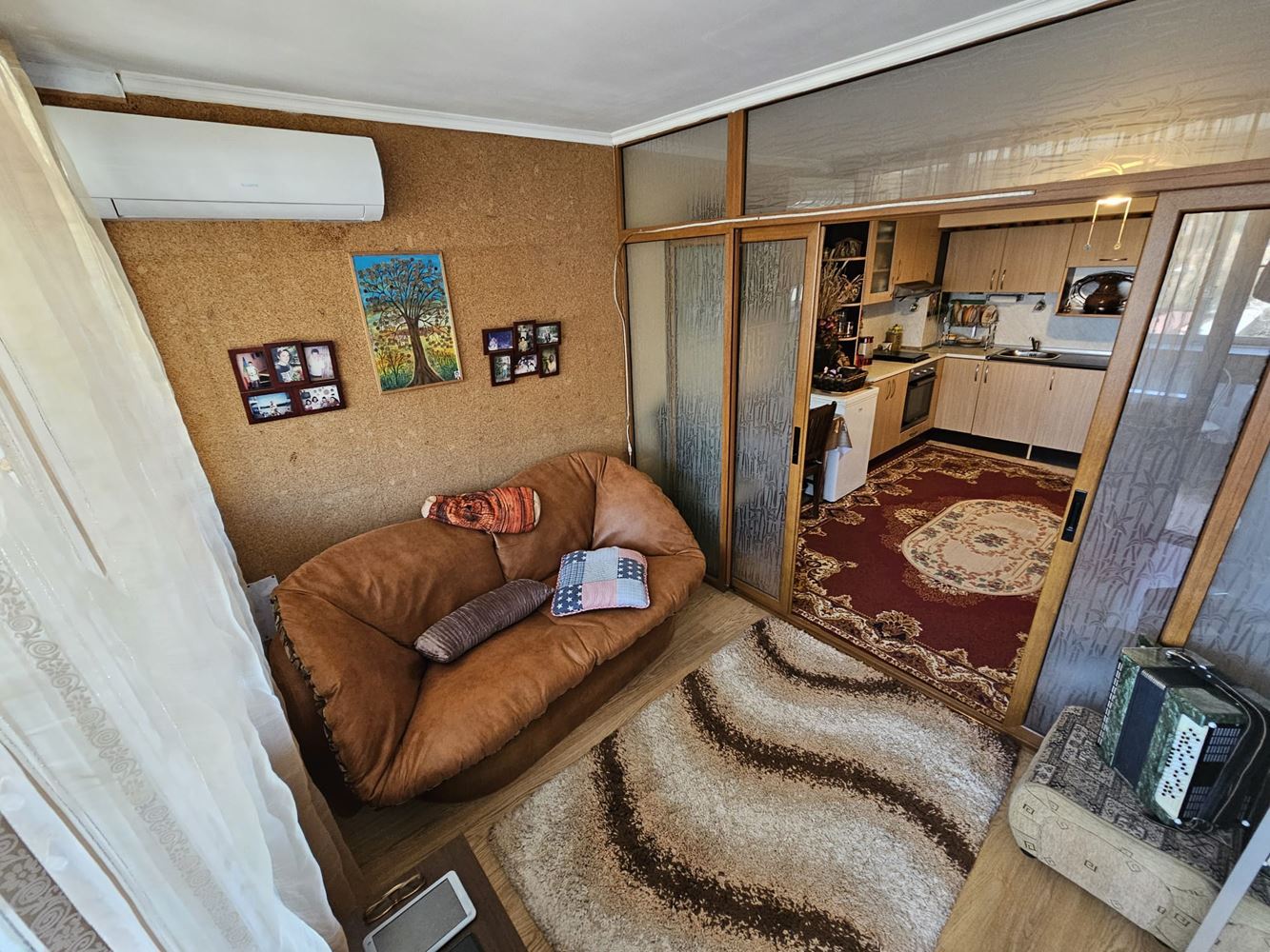 Studio z widokiem na morze w Świętym Własie – z miejscem parkingowym i bez opłaty za utrzymanie