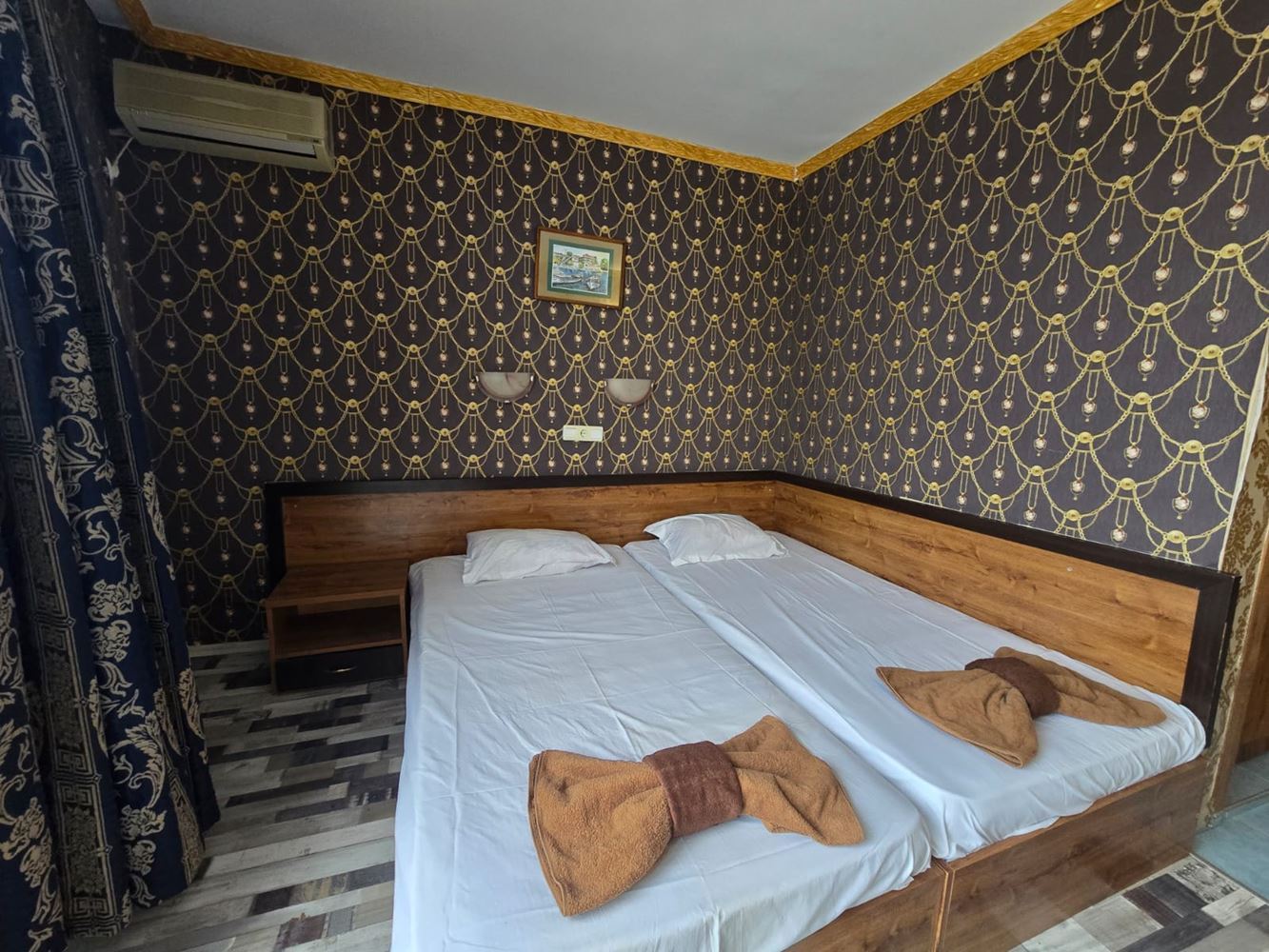 Stylowe studio w centrum Słonecznego Brzegu z widokiem na park i miasto