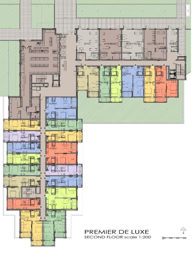 Apartament dwupokojowy z panoramicznym widokiem na morze w nowym kompleksie premium w pierwszej linii brzegowej w Sveti Vlas