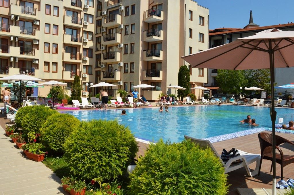 Apartament z jedną sypialnią z panoramicznymi widokami i doskonałą lokalizacją w Słonecznym Brzegu