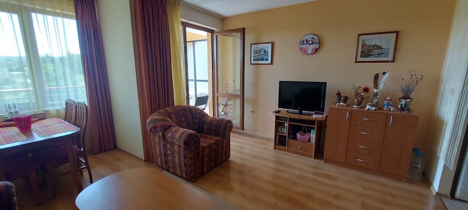 Przestronne studio w kompleksie w mieście Obzor, wśród zieleni i w krótkim spacerze od morza