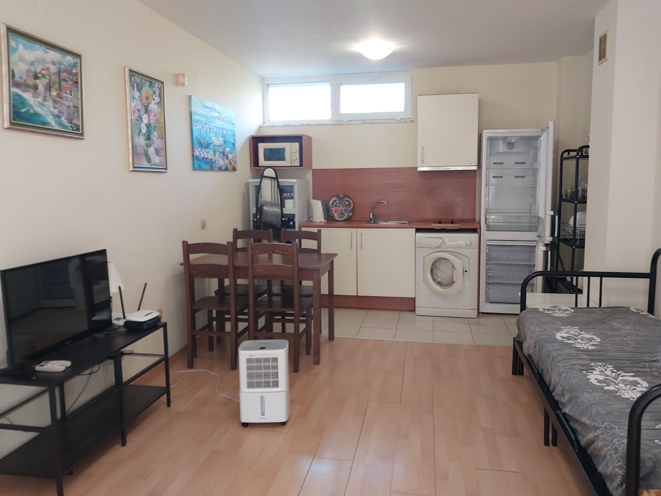Spokojne miejsce w pobliżu Cacao Beach: apartament z jedną sypialnią i dwoma tarasami w południowej części Słonecznego Brzegu 