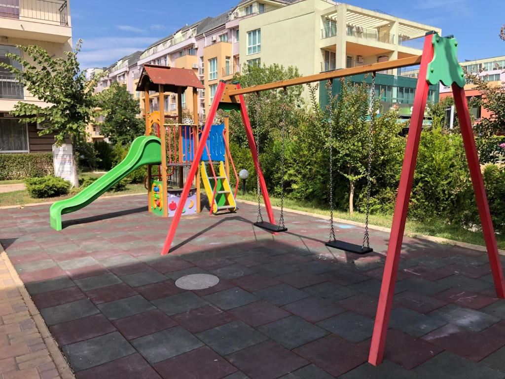 Mieszkanie z jedną sypialnią w spokojnym i zielonym kompleksie w Słonecznym Brzegu