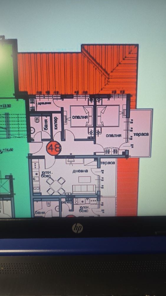 Apartament z dwiema sypialniami w pierwszej linii brzegowej w Pomorie z pięknym widokiem na morze