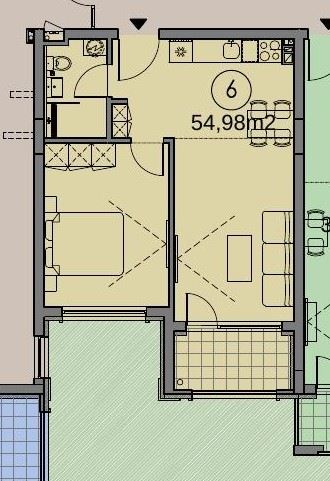 Apartament dwupokojowy z panoramicznym widokiem na morze w nowym kompleksie premium w pierwszej linii brzegowej w Sveti Vlas