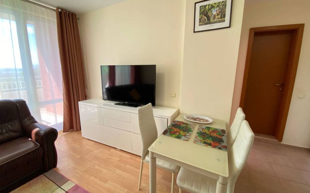 Przestronny apartament z jedną sypialnią w nowoczesnym kompleksie w Słonecznym Brzegu – komfort, zieleń i udogodnienia dla mieszkańców