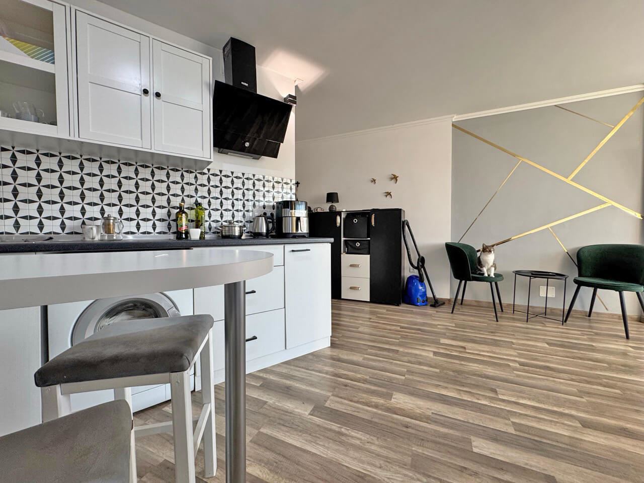 Apartament z nowoczesnym wyposażeniem i dużym tarasem 200 m od plaży w Słonecznym Brzegu
