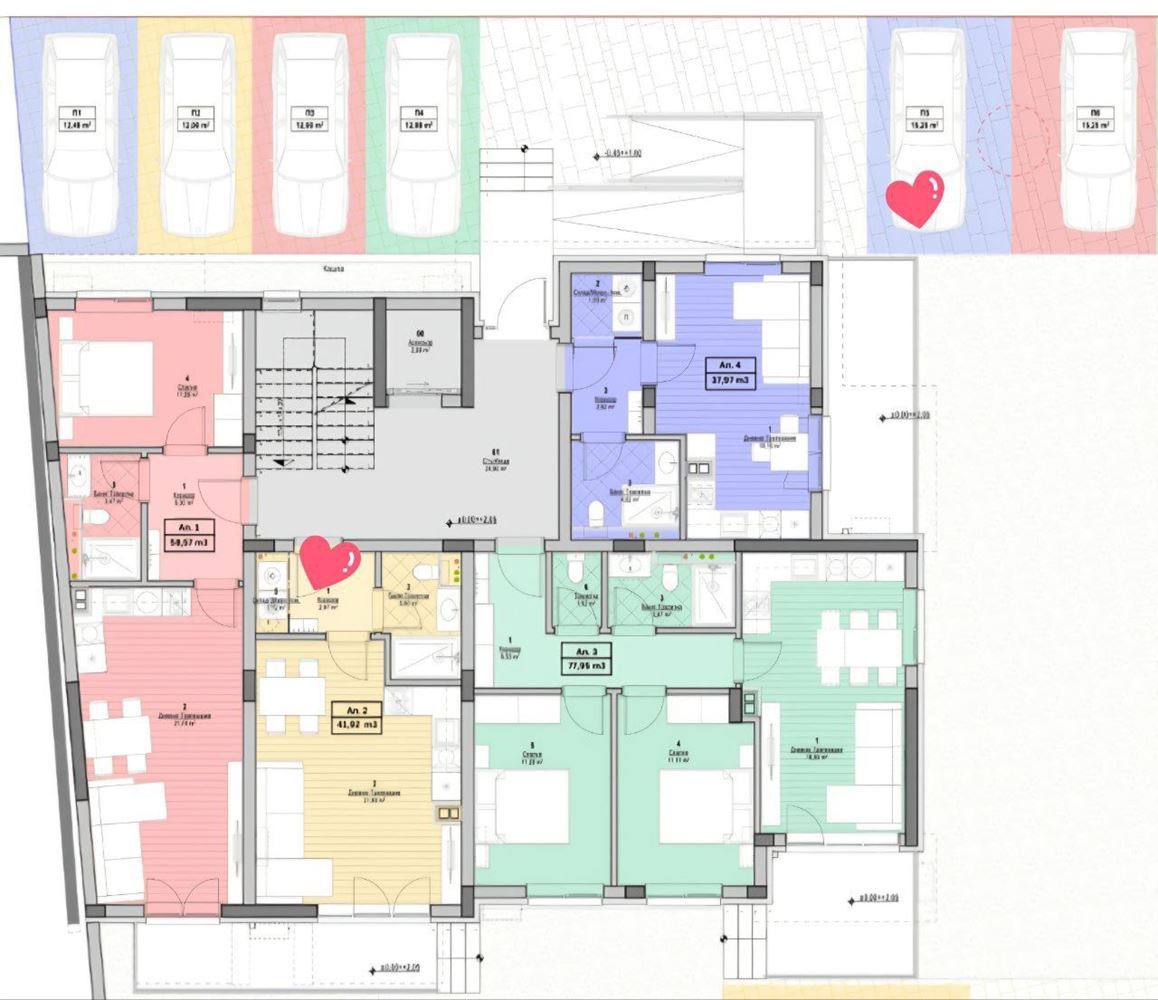 Przestronne studio w butikowym kompleksie w sercu Sunny Beach – styl, światło i komfort