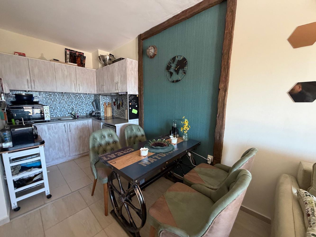 Apartament z jedną sypialnią z widokiem na morze w zamkniętym kompleksie w Słonecznym Brzegu – gotowy do użytku