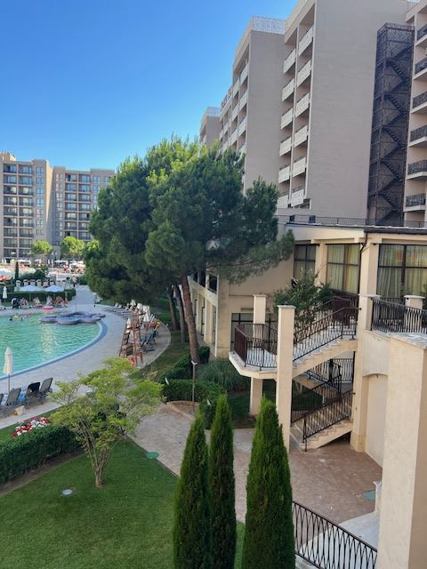 Przestronne studio w luksusowym kompleksie, zaledwie 50 m od plaży w Słonecznym Brzegu