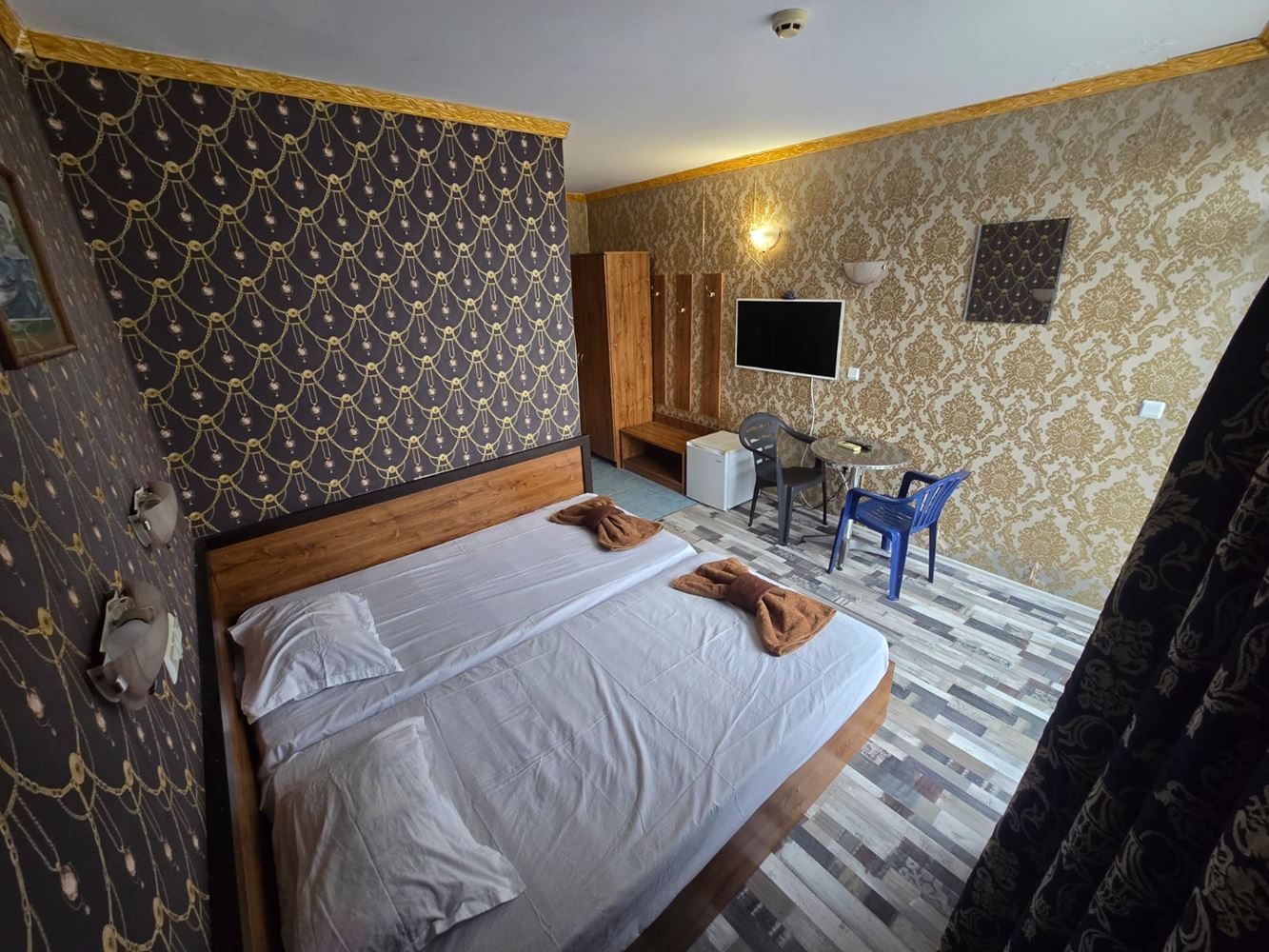 Stylowe studio w centrum Słonecznego Brzegu z widokiem na park i miasto