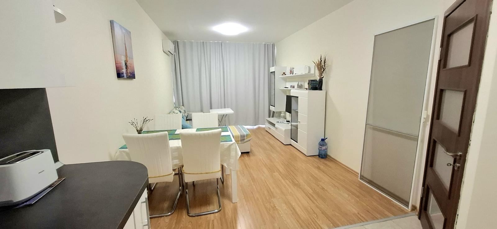 Dwupokojowy apartament w kompleksie w Pomorie – 300 m od plaży, doskonała inwestycja
