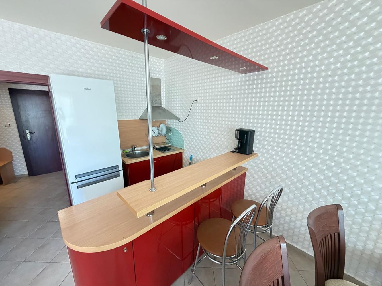  Luksusowy apartament z dwiema sypialniami i widokiem na morze, 100 metrów od plaży w Słonecznym Brzegu