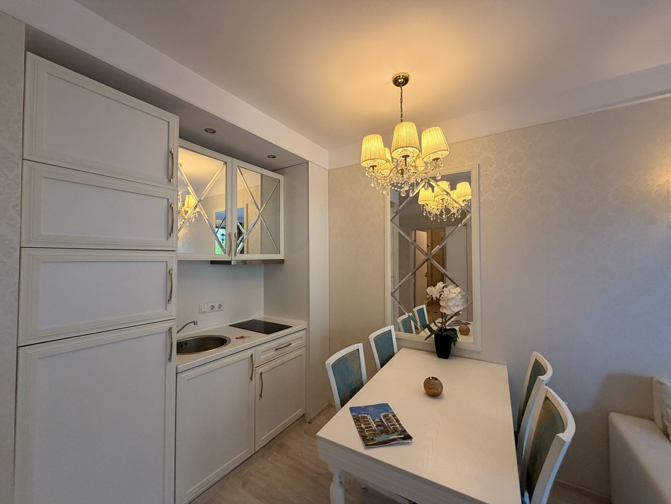 Apartament z jedną sypialnią z widokiem na park i basen w prestiżowym kompleksie w Słonecznym Brzegu