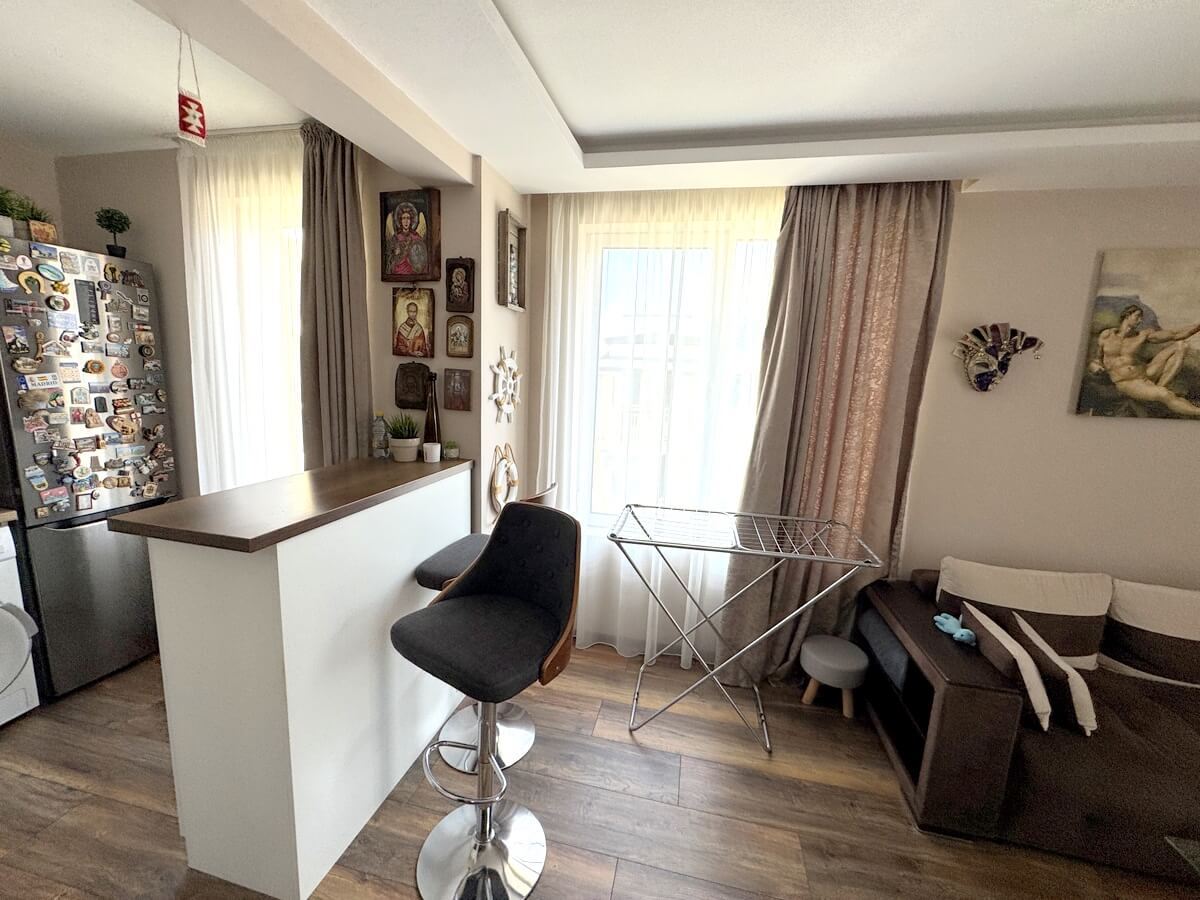 Apartament z jedną sypialnią 300 metrów od plaży w Słonecznym Brzegu – w pełni umeblowany i gotowy do zamieszkania