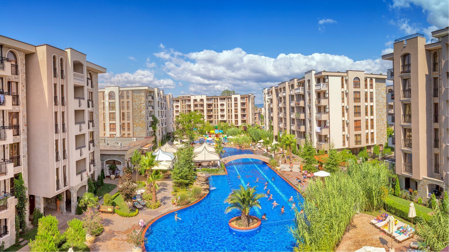 Studio w prestiżowym kompleksie w Słonecznym Brzegu – w pełni umeblowane i gotowe do użytku