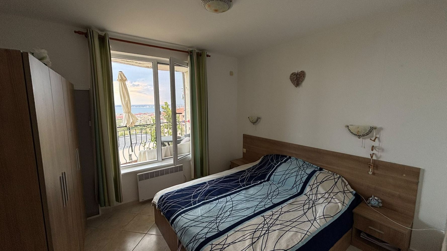 Apartament z jedną sypialnią z widokiem na morze w Sveti Vlas – bez opłaty za utrzymanie, z parkingiem, gotowy do zamieszkania