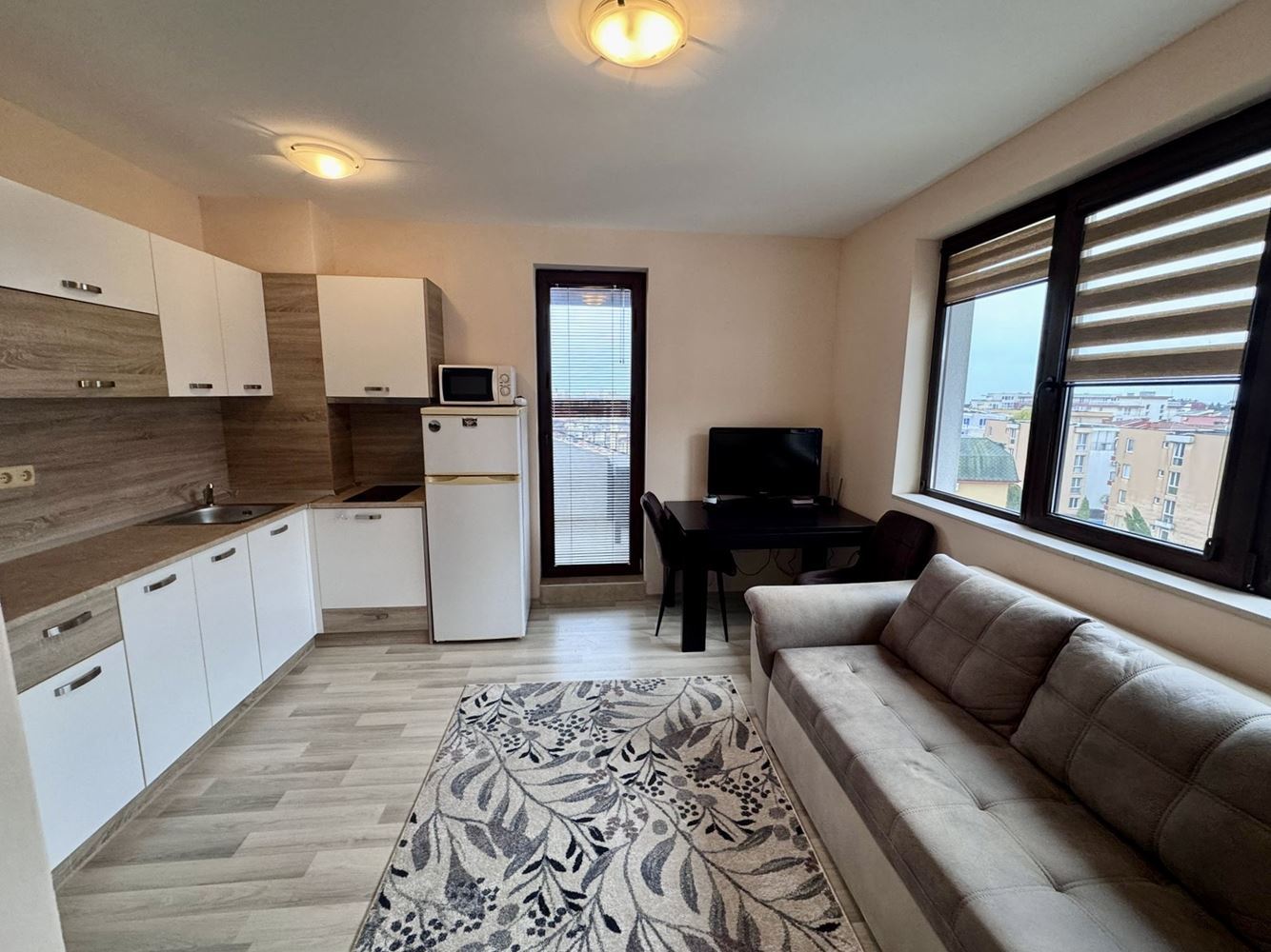 Apartament z jedną sypialnią i panoramicznym widokiem na morze w Nesebyrze – tylko 200 m od plaży, doskonała inwestycja i dom nad morzem
