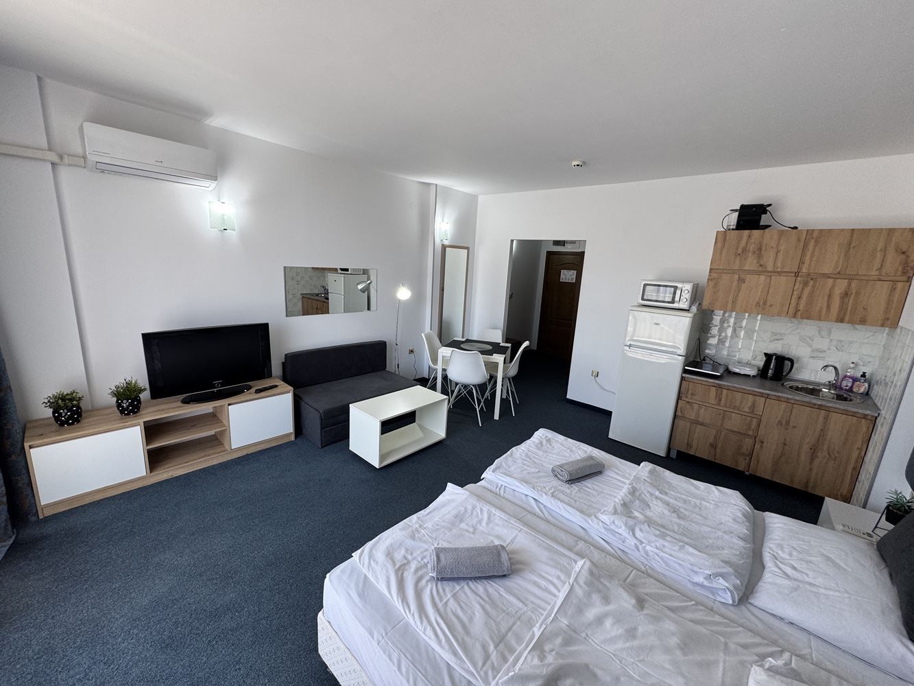Panoramiczne studio kilka kroków od morza w Słonecznym Brzegu – luksus, komfort i prestiżowa lokalizacja