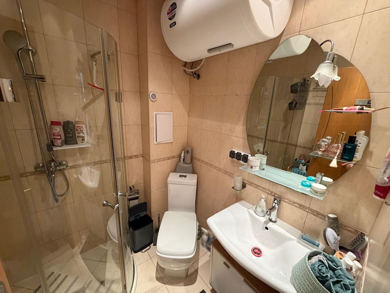 Apartament z jedną sypialnią z widokiem na morze w zamkniętym kompleksie w Słonecznym Brzegu – gotowy do użytku