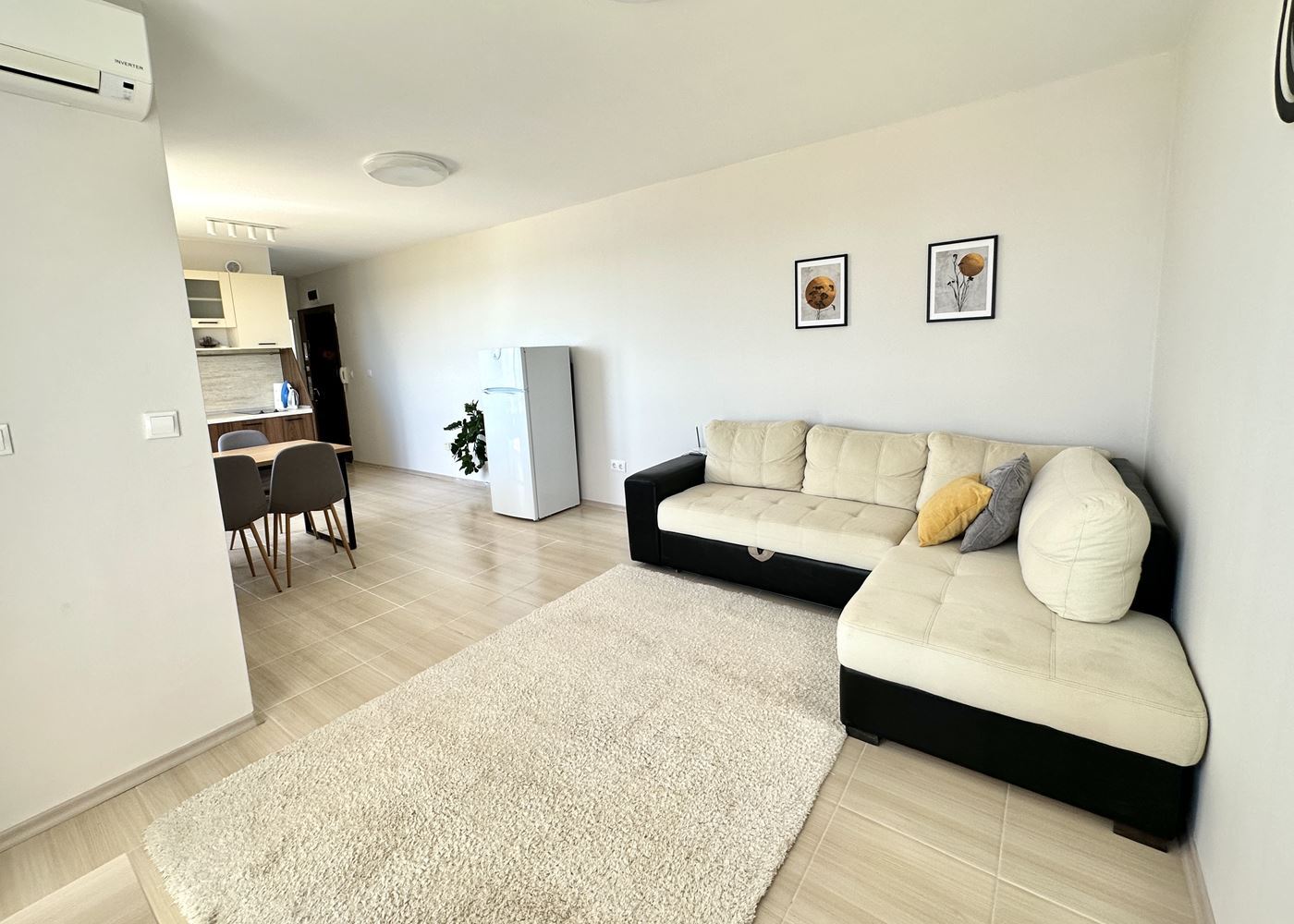 Apartament z jedną sypialnią w pierwszej linii z panoramicznym widokiem na morze w Nessebarze