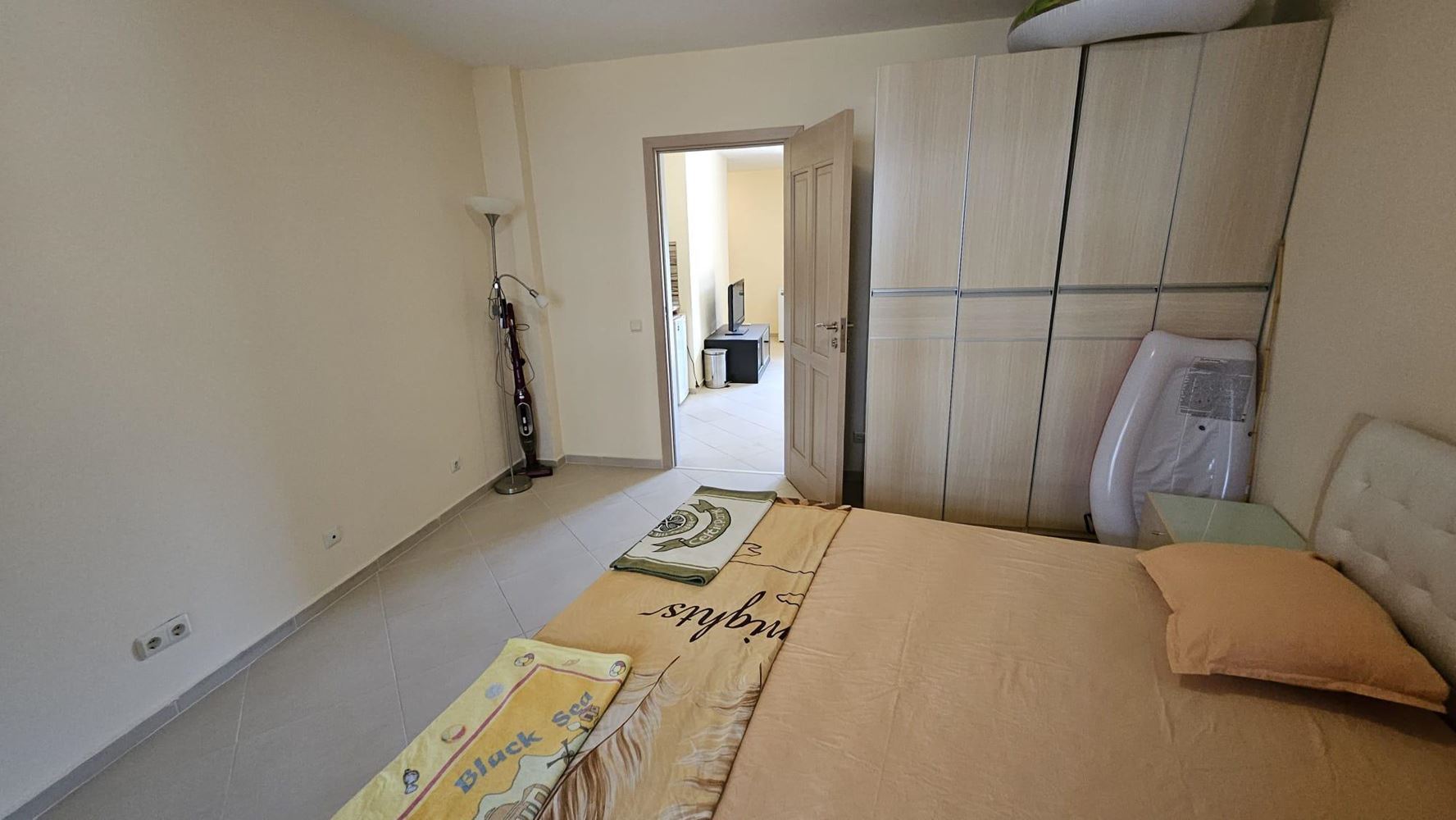Przestronny apartament z jedną sypialnią z widokiem na basen w nowoczesnym kompleksie w Słonecznym Brzegu