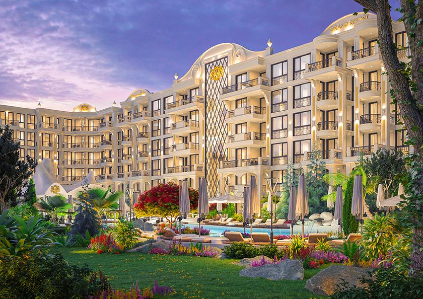 Przytulne mieszkanie z jedną sypialnią w luksusowym kompleksie w Słonecznym Brzegu